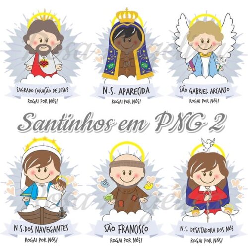 Kit Digital Santinhos 2