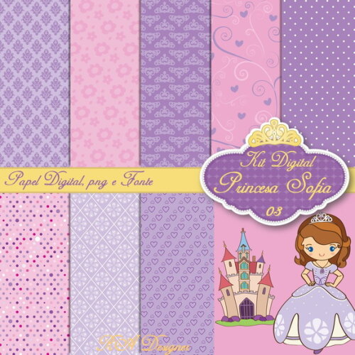Kit Digital Tema Princesa Sofia 03