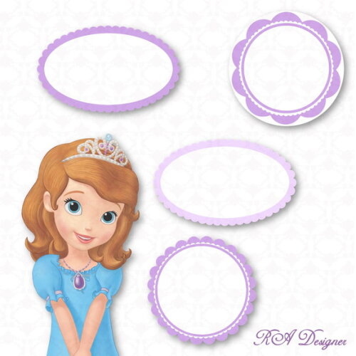 Kit Digital Tema Princesa Sofia 01