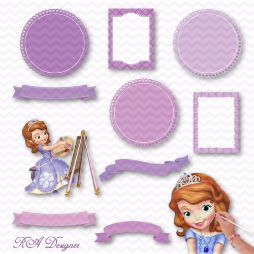 Kit Digital Tema Princesa Sofia 06