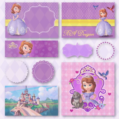 Kit Digital Tema Princesa Sofia 07
