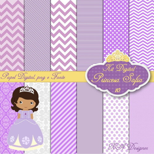 Kit Digital Tema Princesa Sofia 10