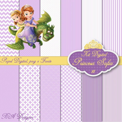 Kit Digital Tema Princesa Sofia 11