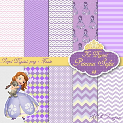 Kit Digital Tema Princesa Sofia 13