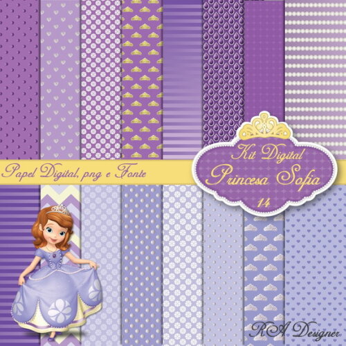 Kit Digital Tema Princesa Sofia 14