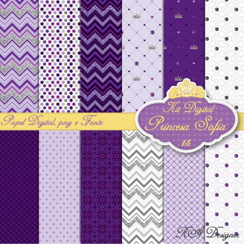 Kit Digital Tema Princesa Sofia 15