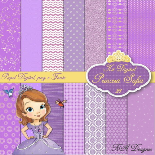 Kit Digital Tema Princesa Sofia 21