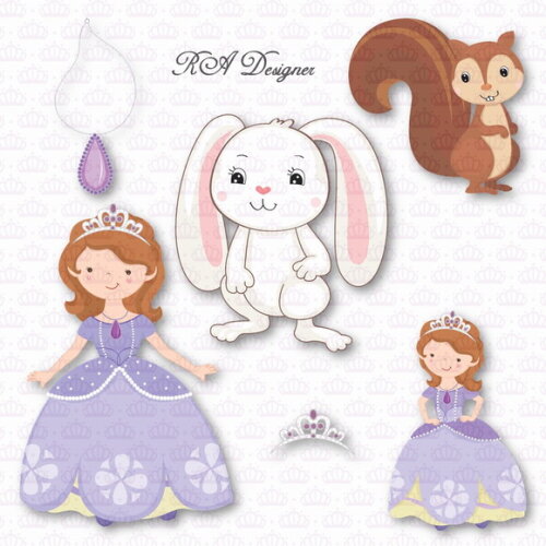 Kit Digital Tema Princesa Sofia 18