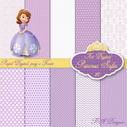 Kit Digital Tema Princesa Sofia 27