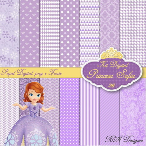 Kit Digital Tema Princesa Sofia 26