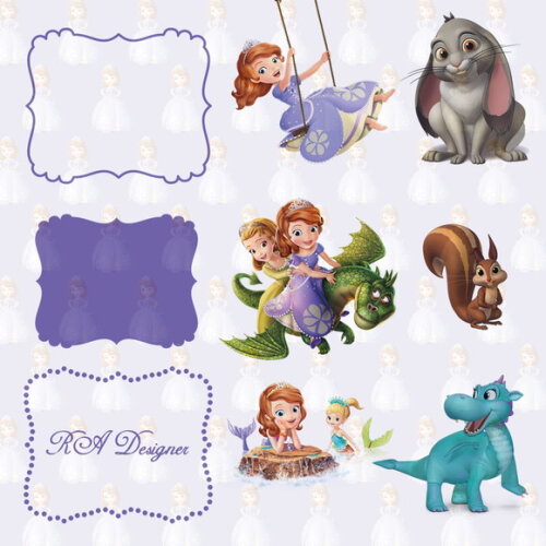 Kit Digital Tema Princesa Sofia 25