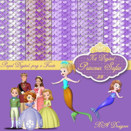 Kit Digital Tema Princesa Sofia 29