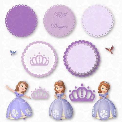 Kit Digital Tema Princesa Sofia 27