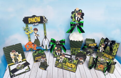 Kit Festa Pronta Ben 10 - Digital