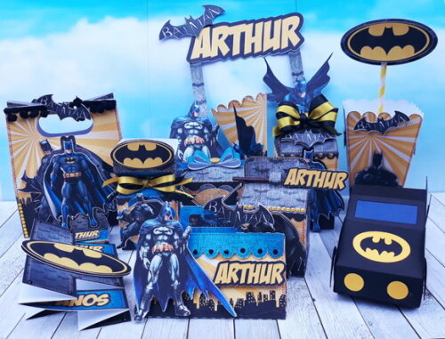 Kit Festa Pronta Batman - Digital