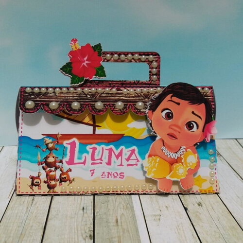 Kit Festa Pronta Moana Baby - Digital