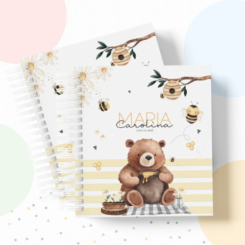 Kit Maternidade Completo Personalizado - Abelha