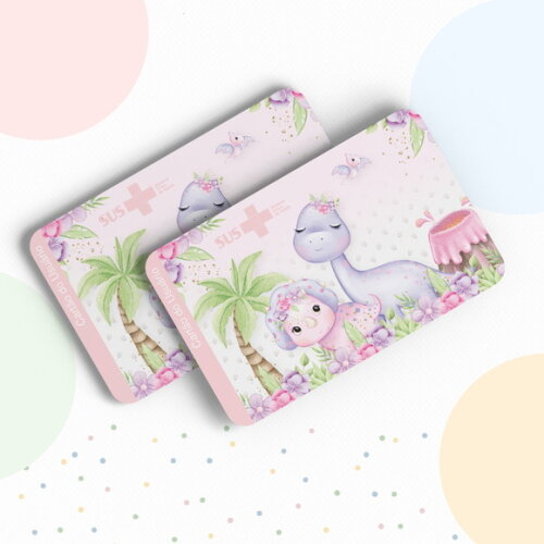 Kit Maternidade Completo Personalizado - Dino Menina