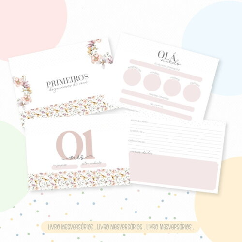 Kit Maternidade Completo Personalizado - Floral Baby