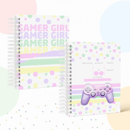 Kit Maternidade Completo Personalizado - Game Menina