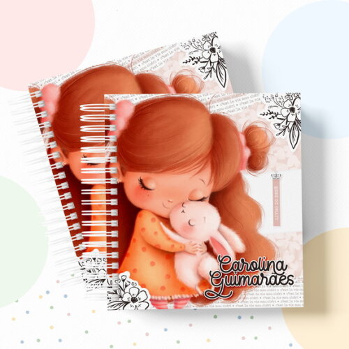 Kit Maternidade Completo Personalizado - Menina e Coelho