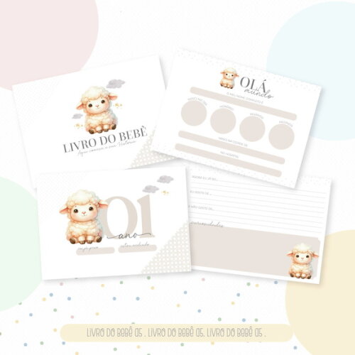 Kit Maternidade Completo Personalizado - Ovelha