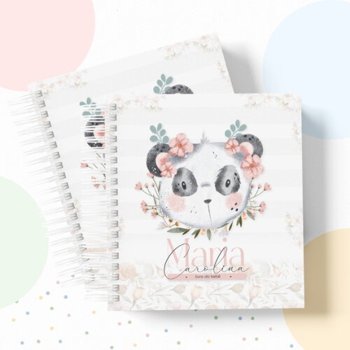 Kit Maternidade Completo Personalizado - Panda
