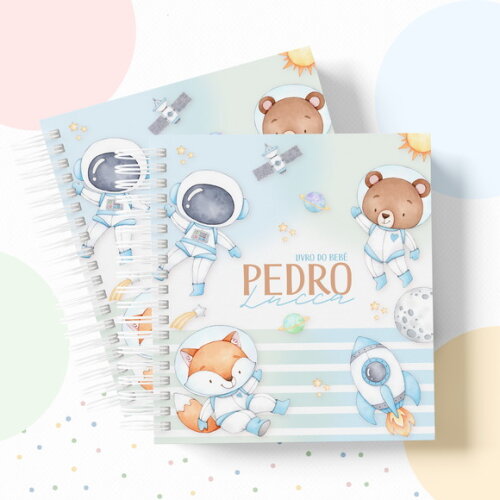 Kit Maternidade Completo Personalizado - Space Boy