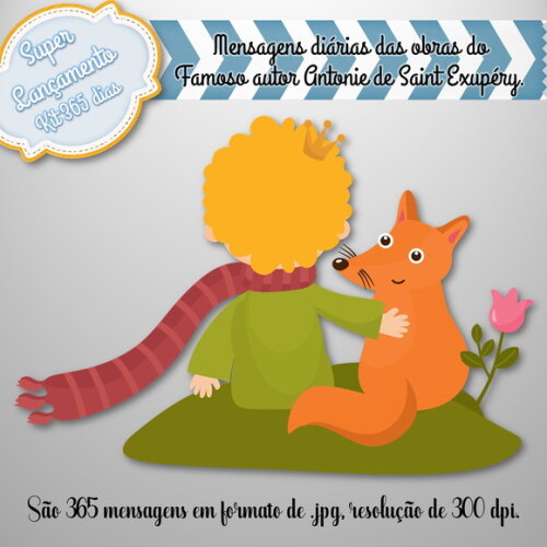 Kit Mensagens 365 Dias - Antoine Saint de Exupery