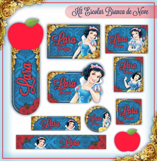 Kit Volta às Aulas Completo - Branca de Neve