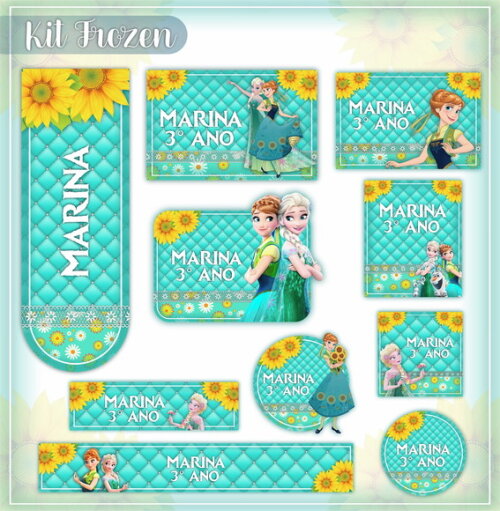 Kit Volta às Aulas Completo - Frozen Fever