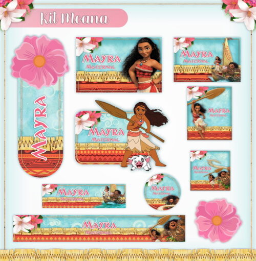 Kit Volta às Aulas Completo - Moana