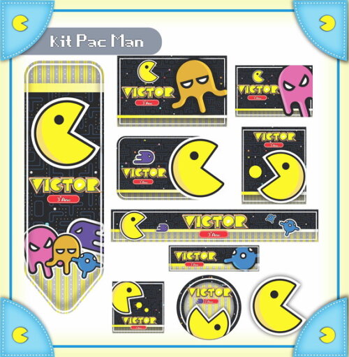 Kit Volta às Aulas Completo - Pacman