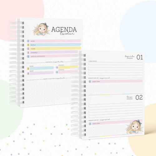Kit Volta às Aulas Completo com Etiquetas - Alice