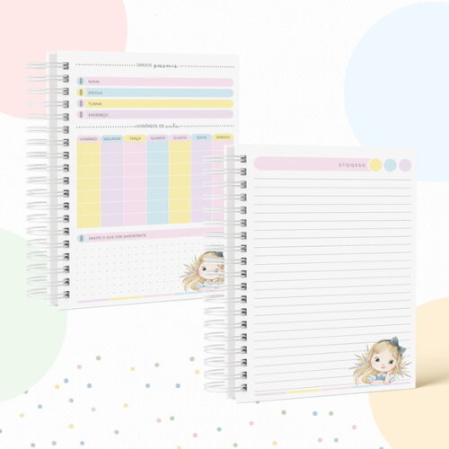 Kit Volta às Aulas Completo com Etiquetas - Alice