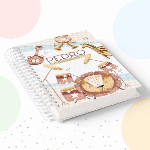 Kit Volta às Aulas Completo com Etiquetas - Banda Animais