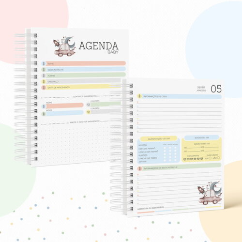Kit Volta às Aulas Completo com Etiquetas - Carrinho