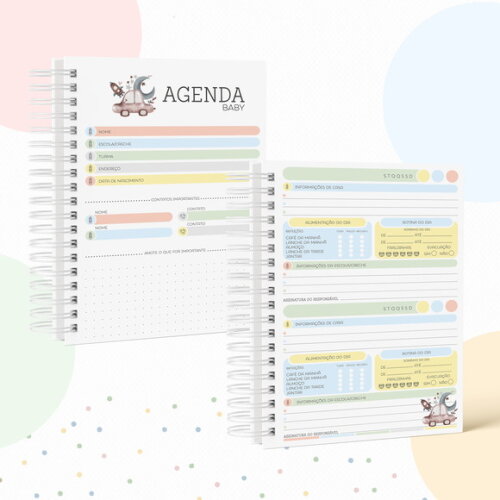 Kit Volta às Aulas Completo com Etiquetas - Carrinho