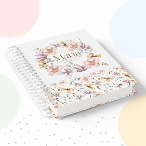 Kit Volta às Aulas Completo com Etiquetas - Floral Baby
