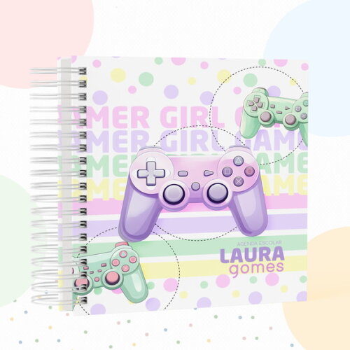 Kit Volta às Aulas Completo com Etiquetas - Game Menina