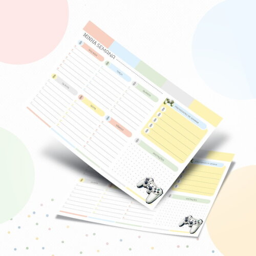 Kit Volta às Aulas Completo com Etiquetas - Game Menino