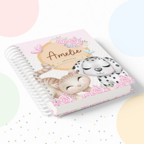 Kit Volta às Aulas Completo com Etiquetas - Pet Menina