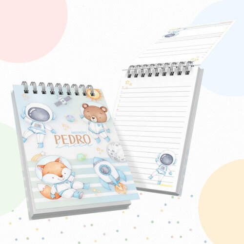 Kit Volta às Aulas Completo com Etiquetas - Space Boy
