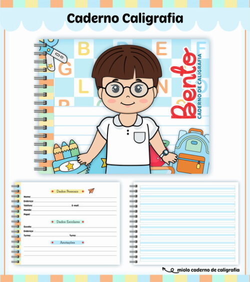 Kit Volta às Aulas Completo Personalizado - Alunos