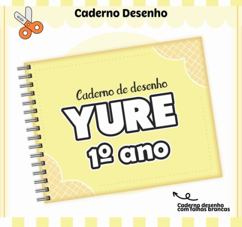 Kit Volta às Aulas Completo Personalizado - Amarelo