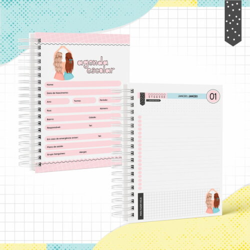 Kit Volta às Aulas Completo PERSONALIZADO - Amizade