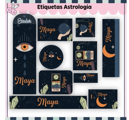 Kit Volta às Aulas Completo Personalizado - Astrologia
