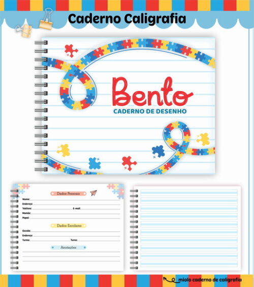 Kit Volta às Aulas Completo Personalizado - Autismo
