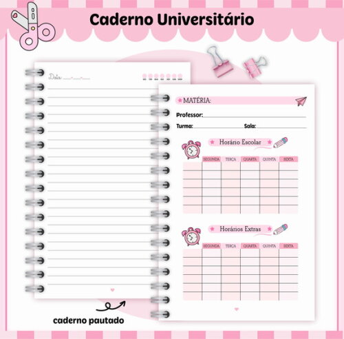 Kit Volta às Aulas Completo Personalizado - Barbie