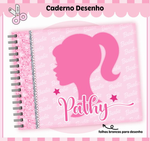 Kit Volta às Aulas Completo Personalizado - Barbie